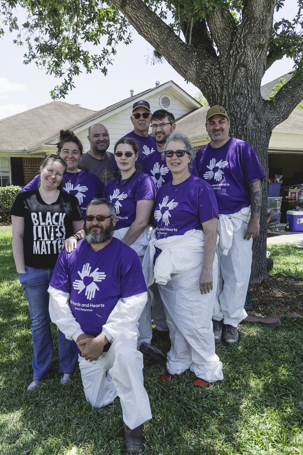 April 2018 HDR Houston Deployment: 9 of the FBB volunteer team members